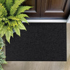 Beverly Rug Easy Jute Entry Rug 2x3 Solid Washable Durable Outdoor Indoor Area Rugs for Living Dining Room Patio Office Stain Resistant Non Shedding Casual Indoor Outside Carpet 2 x 3 Dark Gray