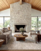 Loloi Amber Lewis Alie Collection ALE-02 Sand/Sky 9'-6'' x 13'-1'', .13'' Pile Height, Area Rug