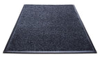 Guardian Platinum Series Indoor Wiper Floor Mat, Rubber with Nylon Carpet, 3'x 5', Black