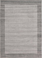 Rugs.com Angelica Collection Rug – 7' x 10' Light Gray Medium Rug Perfect for Bedrooms, Dining Rooms, Living Rooms