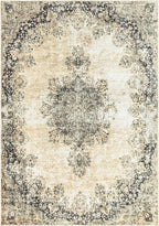 Keen Home Design 3x5 Rug - Machine Washable Entry Rug with Non-Slip Backing, Ideal for Enteryway, Kitchen, Bathroom, Laundry Room - Vintage, Easy Clean, Durable, Low Pile - (3' x 5')