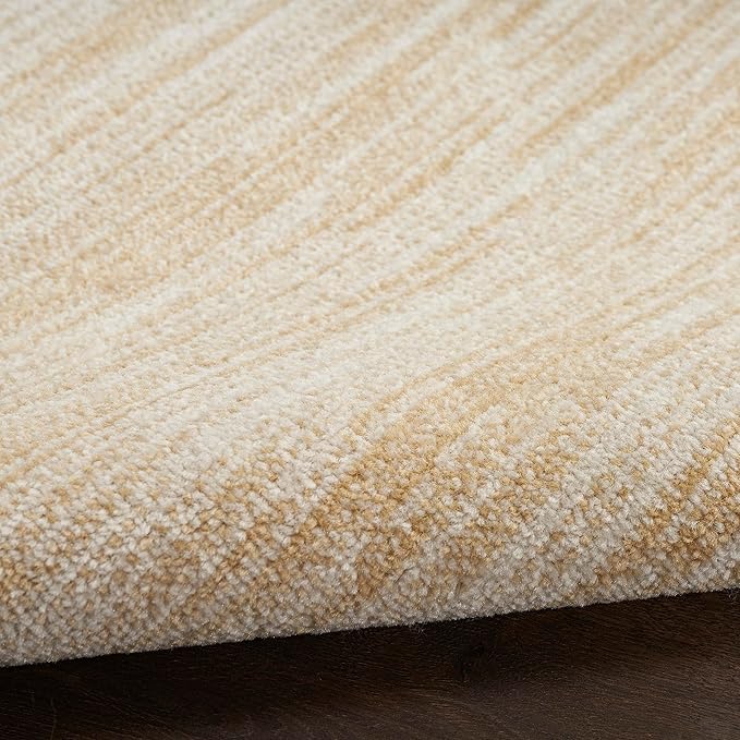 Nourison Home Nourison Essentials Ivory Gold 2'2" x 10' Area Rug - Easy Clean, Non Shedding, Bed Room, Living Room, Dining Room, Kitchen (10' Runner)