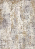 Area Rug Living Room Rugs - 8x10 Washable Large Soft Indoor Neutral Modern Abstract Low Pile Rug Carpet for Bedroom Dining Room Farmhouse Home Office - Brown Grey