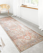 Loloi Loren Collection LQ-15 Terracotta/Sky 5'-0" x 7'-6" Area Rug