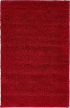Unique Loom Solo Collection Area Rug - Calabasas (3' 3" x 5' 3" Rectangle, Red)