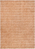 Hand-Tufted 100% Wool Area Rug – Unique Modern Geometric Grid Pattern, Soft Plush Textured Carpet for Living Room, Bedroom, Dining Room & Entryway (Gold, 5' x 8')
