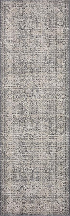 Loloi Amber Lewis Alie Collection ALE-03 Charcoal/Dove 2'-7'' x 7'-9'', .13'' Pile Height, Runner Rug