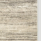 Well Woven Custom Size Hallway & Stair Runner- Harlow Delphi Cream Beige 31 Inches Wide x 8 Feet Long Runner (31" x 8') Runner Rug - Modern Stripes Pattern, Ultra-Soft, Easy-Clean