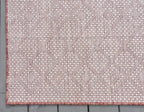 Unique Loom Outdoor Trellis Collection Area Rug - Tribal Trellis (3' 3" x 5' 3" Rectangle, Rust Red/ Ivory)
