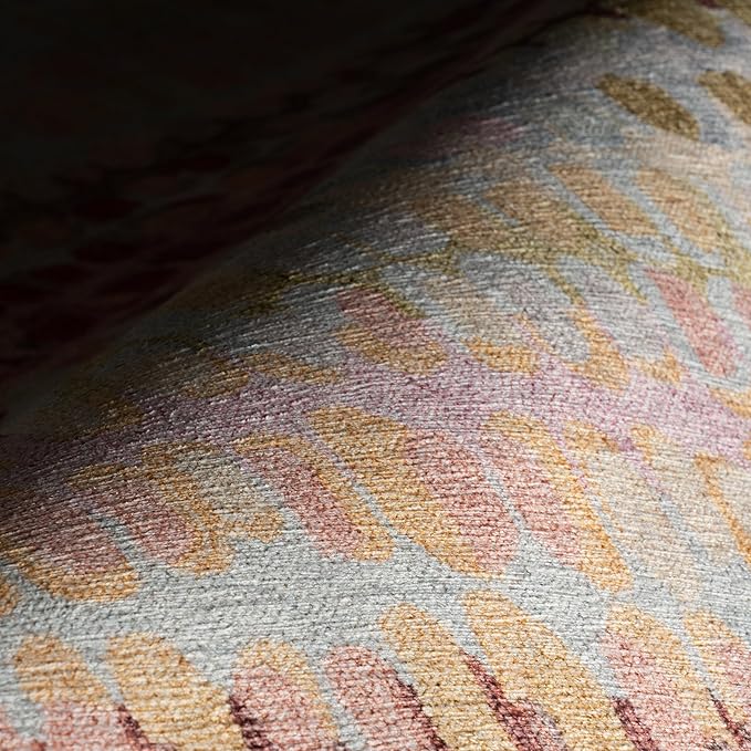 Dash & Albert Paint Chip Pastel Machine Washable Rug, 6 X 9 Feet, Multicolored Geometric Pattern