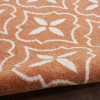 Nourison Home Nourison Essentials Copper 4' x 6' Area Rug - Easy Clean, Non Shedding, Bed Room, Living Room, Dining Room, Kitchen (4' x 6')