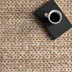 Nuloom Penelope Tan, 9'6" x 13'6", Hand-Braided, Wool & Cotton, Soft and Textured, High Traffic, Stain Resistant, Easy Clean, Durable Area Rug for Bedroom, Living Room, Dining, Foyer, Entryway