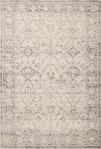 Loloi Magnolia Home by Joanna Gaines Gigi Collection GIG-02 Ivory/Stone 6'-7" x 9'-2" Area Rug