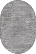 Unique Loom Finsbury Collection Area Rug - Kate (5' 3" x 8' Oval, Gray/ Ivory)
