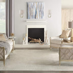 Nourison Home Nourison Essentials Ivory Beige 9' x 12' Area Rug - Easy Clean, Non Shedding, Bed Room, Living Room, Dining Room, Kitchen (9' x 12')