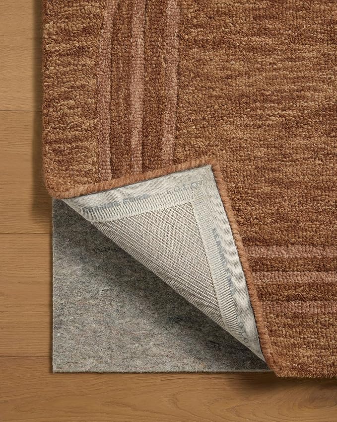 Loloi Leanne Ford Craven Collection CVN-02 Spice/Rose 2'-6" x 7'-6" Runner Rug Geometrical, Patterned, Neutral, Hallway, Kitchen, Mudroom, and Bathroom