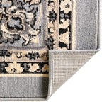 Unique Loom Sialk Hill Collection Area Rug - Washington (7' 1" x 10' Rectangle Gray/Black)