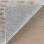 Dash & Albert Zarek Multi Machine Washable Rug, 8.5 X 11.5 Feet, Multicolored/White Chevron Pattern