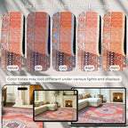 Fame Rugs Turkish Rug. Washable Vintage Oriental Antique Inspired Traditional Doormat Small Modern Area Rugs Luxury Entryway Entry Bedroom Bathroom Kitchen (380TT, 2' x 3')