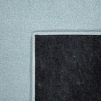 Paco Home Solid Area Rug in Light Blue Modern Plain Design, Size: 2' x 3'3"