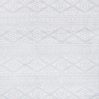 SAFAVIEH Area Rug 3x5 - Tulum Collection - Light Grey & Ivory, Moroccan Boho Tribal Design, Non-Shedding & Easy to Clean, Ideal for Entryway, Foyer, Accent Space, Bedroom (TUL272F)