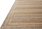 Loloi Chris Loves Julia Judy Collection JUD-03 Natural/Dove 9'-3" x 13' Area Rug