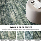 2x6 Modern Abstract Runner Rug for Hallways, Dark Green Super Soft Hallway Decor Kitchen Rugs with Non-Slip, Non-Shedding Washable Rug for Entryway Bedroom Indoor
