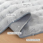 Amazon Basics Indoor Area Rug, 3D Bubble Washable Home Decor Carpet for Living Room, Bedroom, 6' W × 9' L, Grey