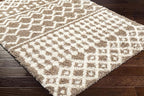 Livabliss Hapsburg Moroccan Shag Area Rug,6'7" x 9'6",Medium Brown