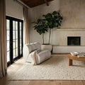 Rugs USA Juju Ivory/Grey, 8'6" x 11'6", Handmade, Diamond Trellis, Wool, Soft and Cozy, High Traffic, Stain Resistant, Easy Clean, Durable Area Rug for Bedroom, Living Room, Dining, Foyer, Entryway