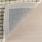 Rugs USA Melrose Green/Ivory, 2'6" x 8', Handmade, Wool & Cotton, Soft and Cozy, High Traffic, Stain Resistant, Easy Clean, Durable Area Rug for Bedroom, Living Room, Dining Space, Den, Entryway