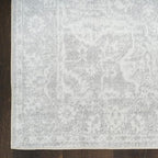 Nourison Home Astra Machine Washable Grey 9' x 12' Area Rug - Easy Clean, Non Shedding, Bed Room, Living Room, Dining Room, Kitchen (9' x 12')