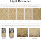 HUGEAR 5x7 Machine Washable Area Rugs Vintage Brown - Neutral Living Room Bedroom Rug Non Slip Stain Resistant Low Pile Aesthetic Throw Carpet Kids & Pet Friendly