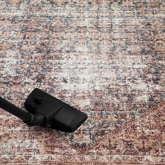 Keen Home Design 2x10 Rug - Machine Washable Runner Rug with Non-Slip Backing, Ideal for Hallway, Entryway, Kitchen, Laundry Room - Vintage, Easy Clean, Durable, Low Pile - (2'6" x 10')