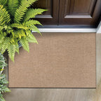 Beverly Rug Easy Jute Entry Rug 2x3 Solid Washable Durable Outdoor Indoor Area Rugs for Living Dining Room Patio Office Stain Resistant Non Shedding Casual Indoor Outside Carpet 2 x 3 Natural