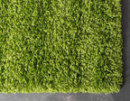 Unique Loom Solid Shag Collection Area Rug (4' 1" x 6' 1" Rectangle, Grass Green)