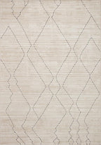 Loloi Darby Collection DAR-03 Sand/Charcoal 2'-7" x 4' Accent Rug