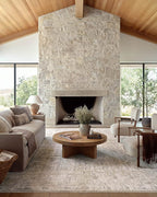 Loloi Amber Lewis Alie Collection ALE-02 Sand/Sky 7'-10'' x 10', .13'' Pile Height, Area Rug