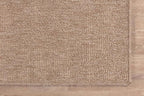 CAMILSON Easy Jute Round Rug 6ft Indoor Outdoor Natural Color Fiber Area Rugs for Living Room Patio and Kitchen Rug Solid Boho Woven Design Easy-Cleaning Washable Outside Carpet Alfombras (6 Round)