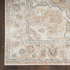 Nourison Home Astra Machine Washable Beige 9' x 12' Area Rug - Easy Clean, Non Shedding, Bed Room, Living Room, Dining Room, Kitchen (9' x 12')