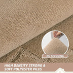 BEQHAUSE Door Mat 32" x 48", Non-Slip Door Mats Indoor Entryway Rugs Washable Low-Profile Absorbent and Stain Resist Floor Mats, Dog Door Mat for Front Back Door, Muddy Wet Shoes & Paws, Beige