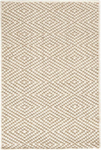 Dash and Albert Cocchi Handwoven Wool Rug, 7.5 X 9.5 Feet, Neutral Geometric Pattern - Premium Luxury Hotel Quality Soft Breathable Hypoallergenic Machine Washable Easy Care All Season Comfortable