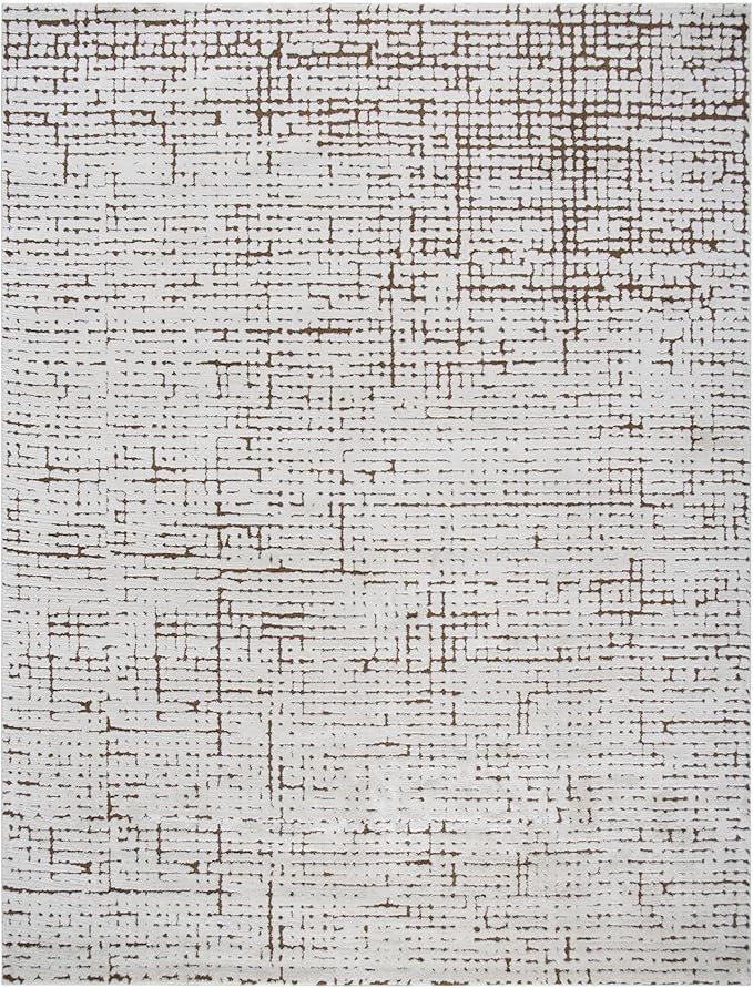 Livabliss x Our PNW Home Cascade Minimalist Area Rug, 2'7" x 12', Brown