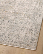 Loloi Amber Lewis Alie Collection ALE-02 Sand/Sky 7'-10'' x 7'-10'', .13'' Pile Height, Round Area Rug