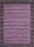 Rugs.com Angelica Collection Rug – 7' x 10' Violet Medium Rug Perfect for Bedrooms, Dining Rooms, Living Rooms