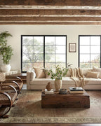 Loloi Magnolia Home by Joanna Gaines Sinclair Collection SIN-06 Clay/Tobacco 3'-6" x 5'-6", .25" Pile Height, Machine Washable, Accent Rug