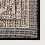 Unique Loom Sialk Hill Collection Area Rug - Washington (8' x 10' Rectangle Black/Gray)