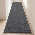 BEQHAUSE Hallway Runner Rugs 2x8, Hallway Rug Non-Slip Washable(Rolled-Up NO Creases), Runner Rug Absorbent Stain Resistant Hall Rug Carpet Runner, Entryway Rugs Floor Mat Laundry Room Rugs, Charcoal