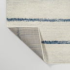 JONATHAN Y Williamsburg Minimalist Stripe Cream/Navy Indoor Area Rug, 5x8, Contemporary, Modern, Easy-Cleaning for Living Room, Bedroom, Kitchen, Pet Friendly, Non-Shedding (MOH201E-5)