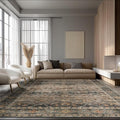 Area Rug Non Slip Machine Washable Ultra Soft Living Room/Bedroom/Kitchen/Outdoor/Classroom Camel, 8'×10'